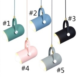 Designer Touch Decorative Nordic Colorful Pendent Light Macaron Single Head Pendant Lamp