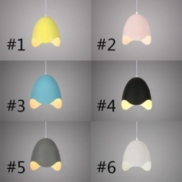 Designer Touch Decorative Creative Macaron Pendant Light Single Head Pendant Lamp