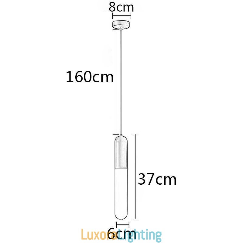 Designer Touch Decorative Modern Frosted Pendant Light Brushed Pendant Lamp