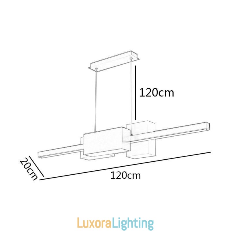 Designer Touch Decorative Minimalist Strip Pendant Light Modern Creative Hanging Light