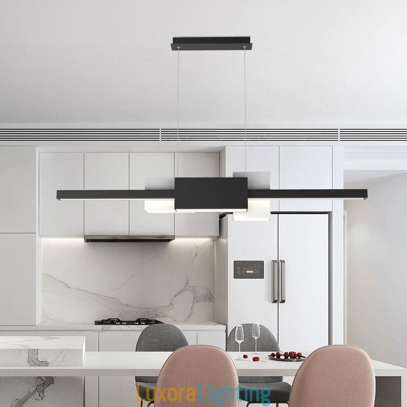 Designer Touch Decorative Minimalist Strip Pendant Light Modern Creative Hanging Light