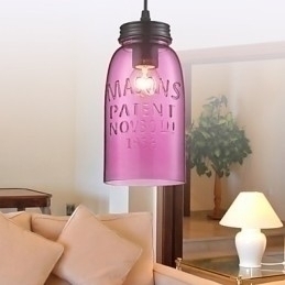 Designer Touch Decorative 1 Light Modern Glass Pendant Light in Transparent Bubble Design