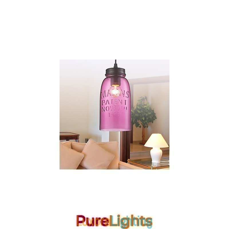 Designer Touch Decorative 1 Light Modern Glass Pendant Light in Transparent Bubble Design