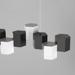 Designer Touch Decorative Modern Hexagonal Hanging Light Creative Combination Pendant Lamp