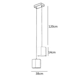 Designer Touch Decorative Modern Hexagonal Pendant Light Simple Hanging Lamp