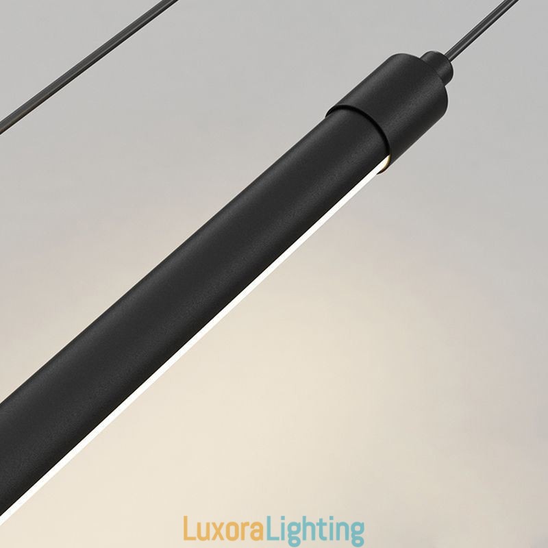 Designer Touch Decorative Pendant Light Nordic Long Tube Hanging Lamp Island