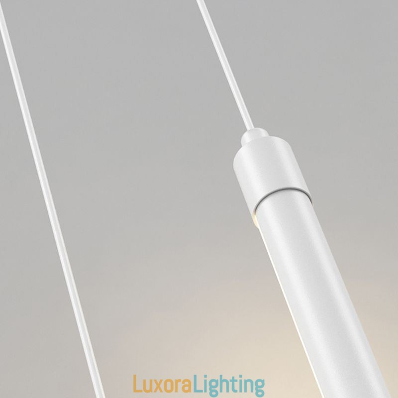 Designer Touch Decorative Pendant Light Nordic Long Tube Hanging Lamp Island