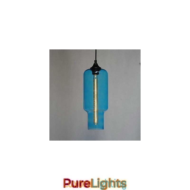 Designer Touch Decorative Modern Glass Pendant Light in Brown Bubble Design