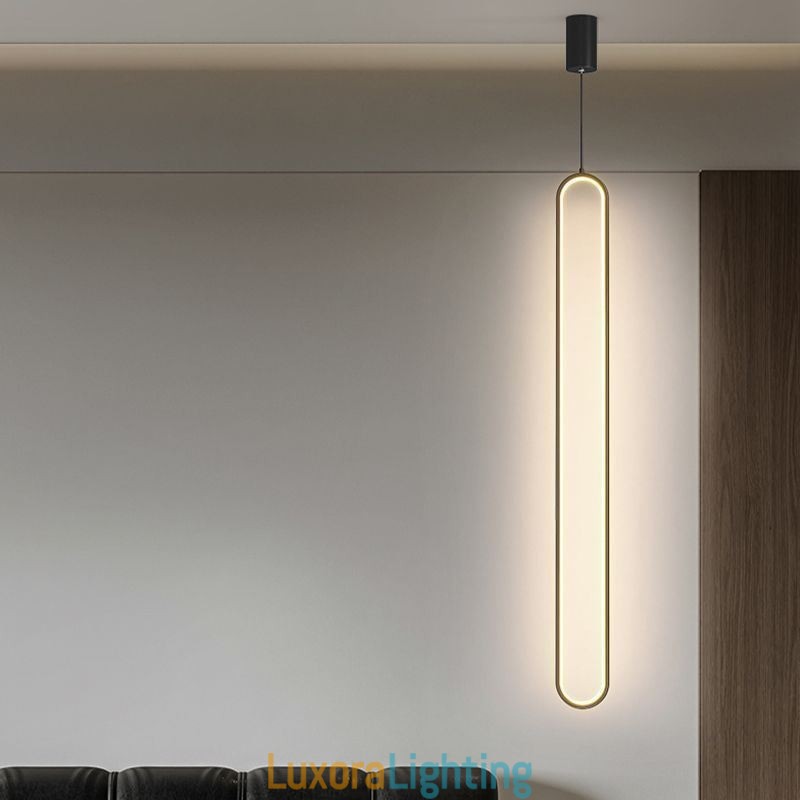 Designer Touch Decorative Modern Pendant Light Minimalist Oval Pendant Lighting