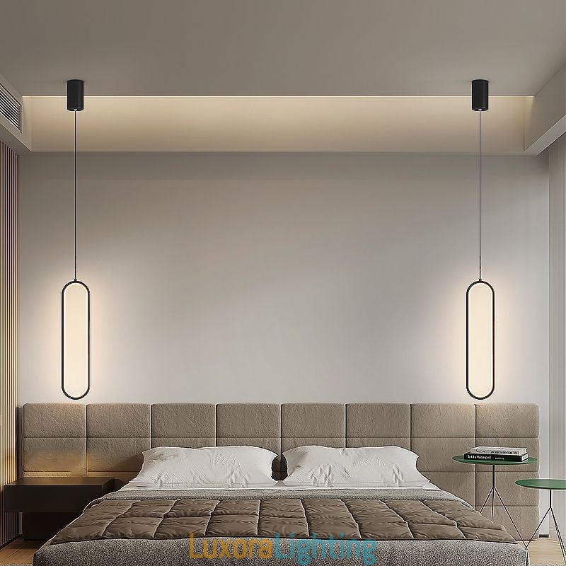 Designer Touch Decorative Modern Pendant Light Minimalist Oval Pendant Lighting