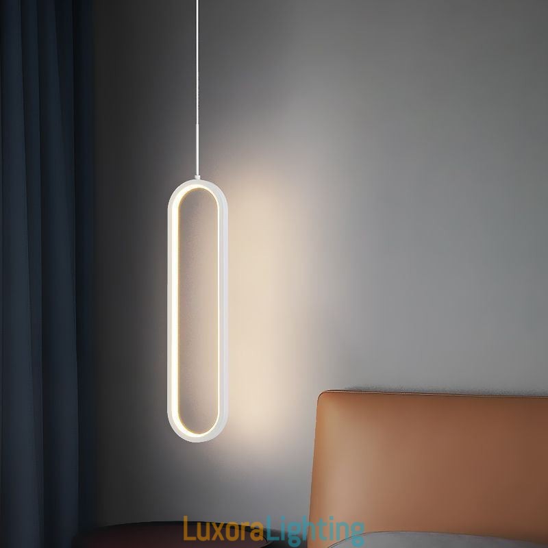 Designer Touch Decorative Modern Pendant Light Minimalist Oval Pendant Lighting