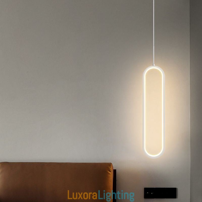 Designer Touch Decorative Modern Pendant Light Minimalist Oval Pendant Lighting