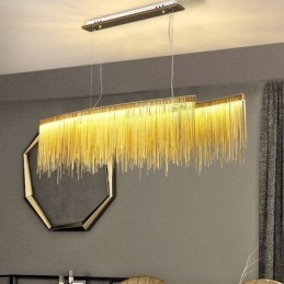 Designer Touch Decorative Modern Pendant Light Creative Tassel Hanging Lamp Caf茅