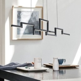 Designer Touch Decorative Modern Pendant Light Acrylic Black Chandelier