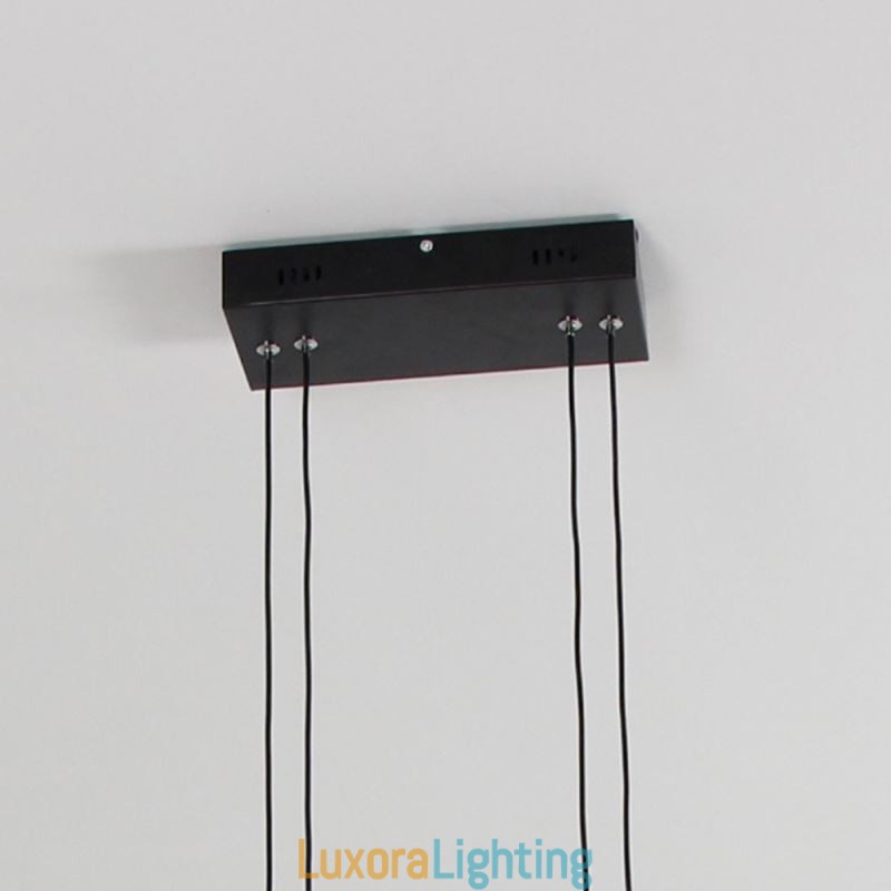 Designer Touch Decorative Modern Frame Pendant Light Acrylic Black Chandelier
