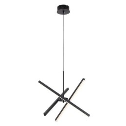 Designer Touch Decorative Modern Pendant Light Dimmable Black Strip Lamp