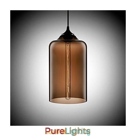 Designer Touch Decorative Bottle Design Pendant 1 Light Concise Iron Painting