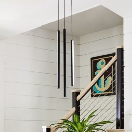 Designer Touch Decorative Modern Chandelier Long Strip Pendant Light Duplex Building