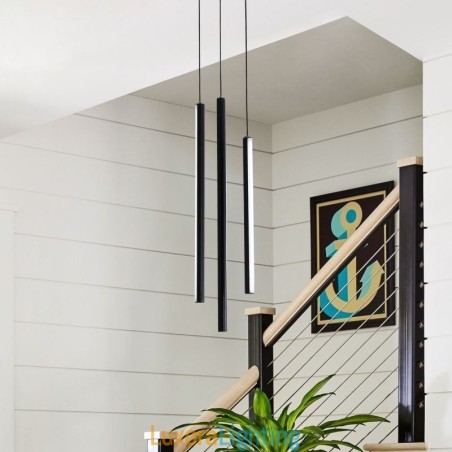 Designer Touch Decorative Modern Chandelier Long Strip Pendant Light Duplex Building