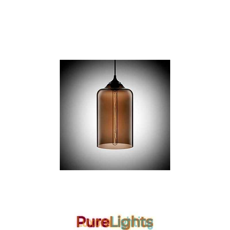 Designer Touch Decorative Bottle Design Pendant 1 Light Concise Iron Painting