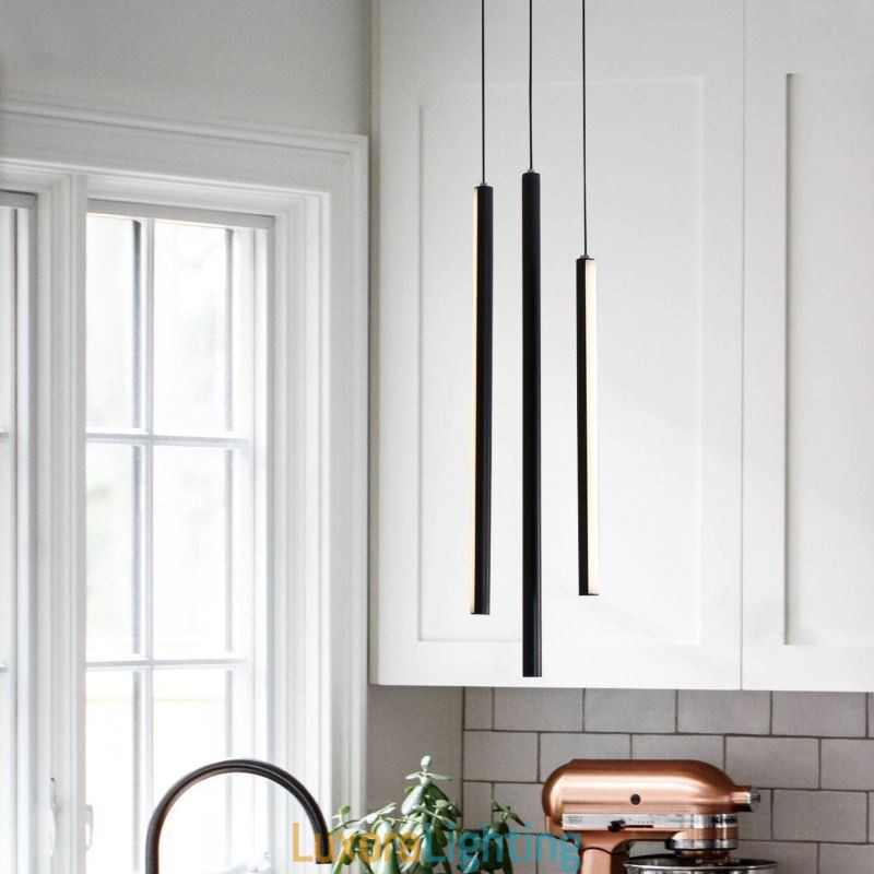 Designer Touch Decorative Modern Chandelier Long Strip Pendant Light Duplex Building