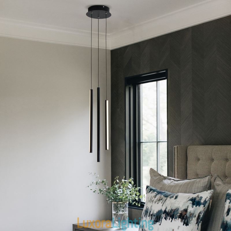 Designer Touch Decorative Modern Chandelier Long Strip Pendant Light Duplex Building