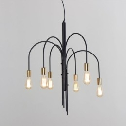 Designer Touch Decorative Modern Iron Chandelier Simple Iron Pendant Light