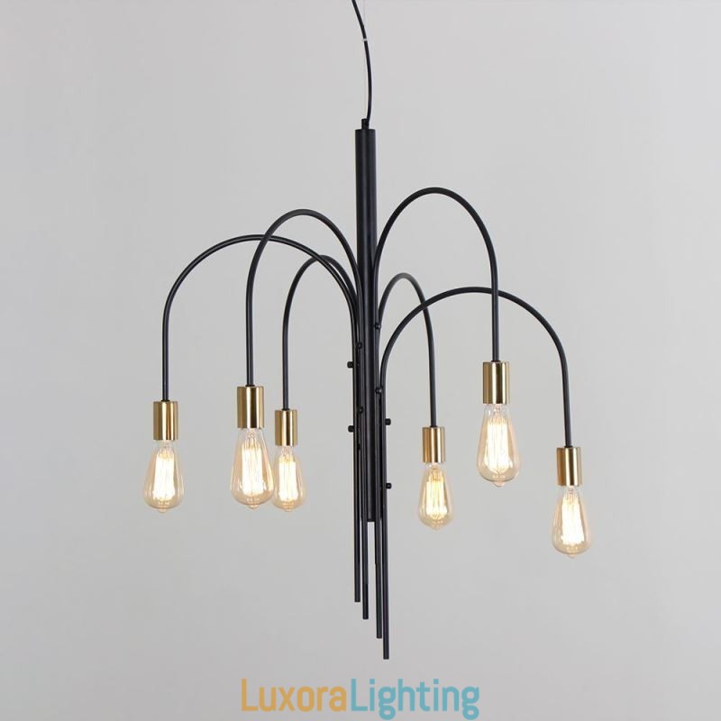 Designer Touch Decorative Modern Iron Chandelier Simple Iron Pendant Light