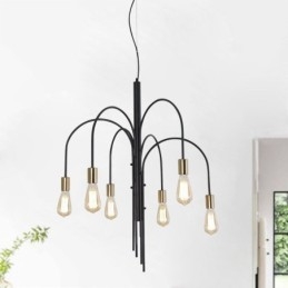 Designer Touch Decorative Modern Iron Chandelier Simple Iron Pendant Light