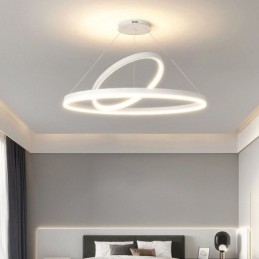 Designer Touch Decorative Modern Pendant Light Circle Rings Acrylic Pendant Lamp