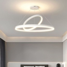 Designer Touch Decorative Modern Pendant Light Circle Rings Acrylic Pendant Lamp