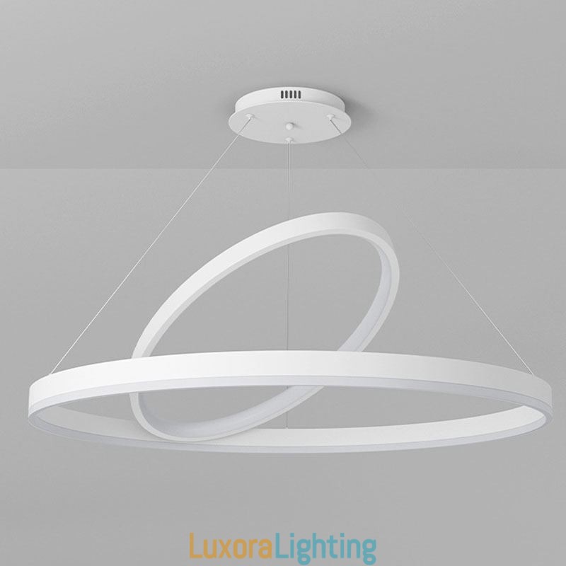 Designer Touch Decorative Modern Pendant Light Circle Rings Acrylic Pendant Lamp