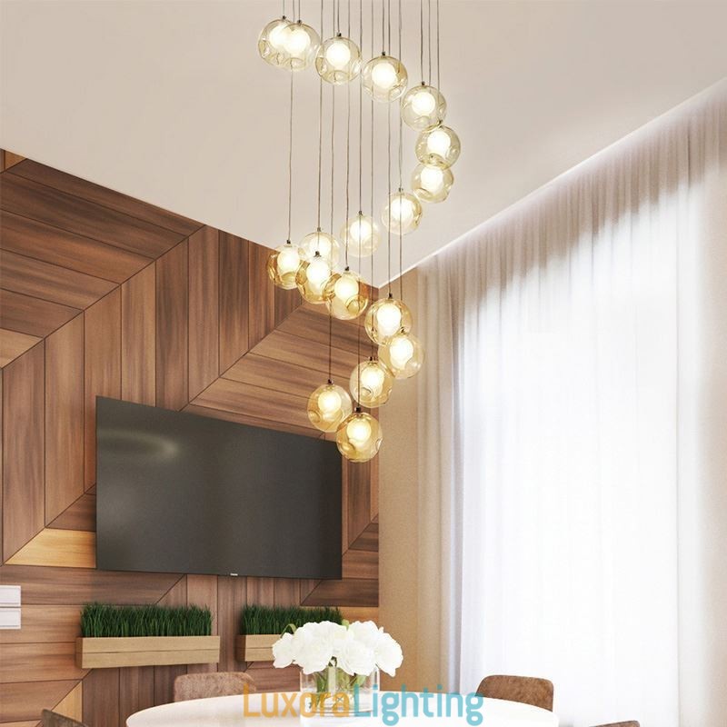 Designer Touch Decorative Modern Crystal Ball Pendant Light Colorful Crystal Chandelier (Colorful Style Pls Contact Us)