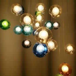Designer Touch Decorative Modern Crystal Ball Pendant Light Colorful Crystal Chandelier (Colorful Style Pls Contact Us)
