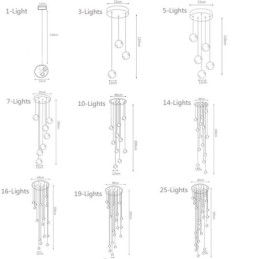 Designer Touch Decorative Modern Crystal Ball Pendant Light Colorful Crystal Chandelier (Colorful Style Pls Contact Us)