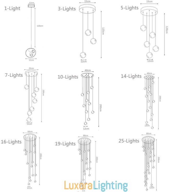 Designer Touch Decorative Modern Crystal Ball Pendant Light Colorful Crystal Chandelier (Colorful Style Pls Contact Us)