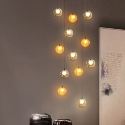 Designer Touch Decorative Modern Crystal Ball Pendant Light Colorful Crystal Chandelier (Colorful Style Pls Contact Us)