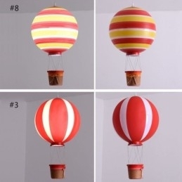 Designer Touch Decorative Colorful Hot Air Balloon Pendant Light Acrylic Decoration Light