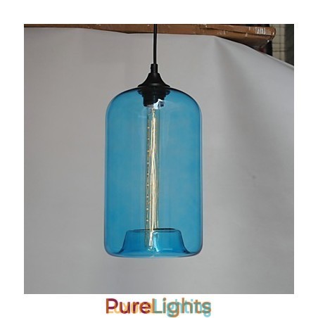 Designer Touch Decorative Bottle Design Pendant 1 Light Minimalist Iron Painting