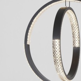 Designer Touch Decorative Modern Chandelier 2 Rings Pendant Lighting Dining