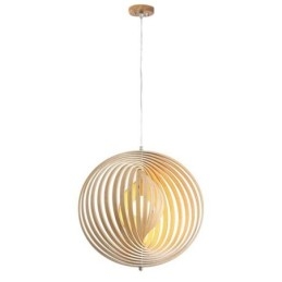 Designer Touch Decorative Modern Round Ball Chandelier Basswood Pendant Lamp