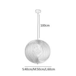 Designer Touch Decorative Modern Round Ball Chandelier Basswood Pendant Lamp