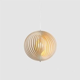 Designer Touch Decorative Modern Round Ball Chandelier Basswood Pendant Lamp