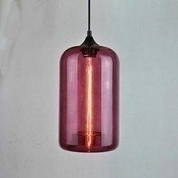 Designer Touch Decorative Bottle Design Pendant 1 Light Minimalist Iron Painting
