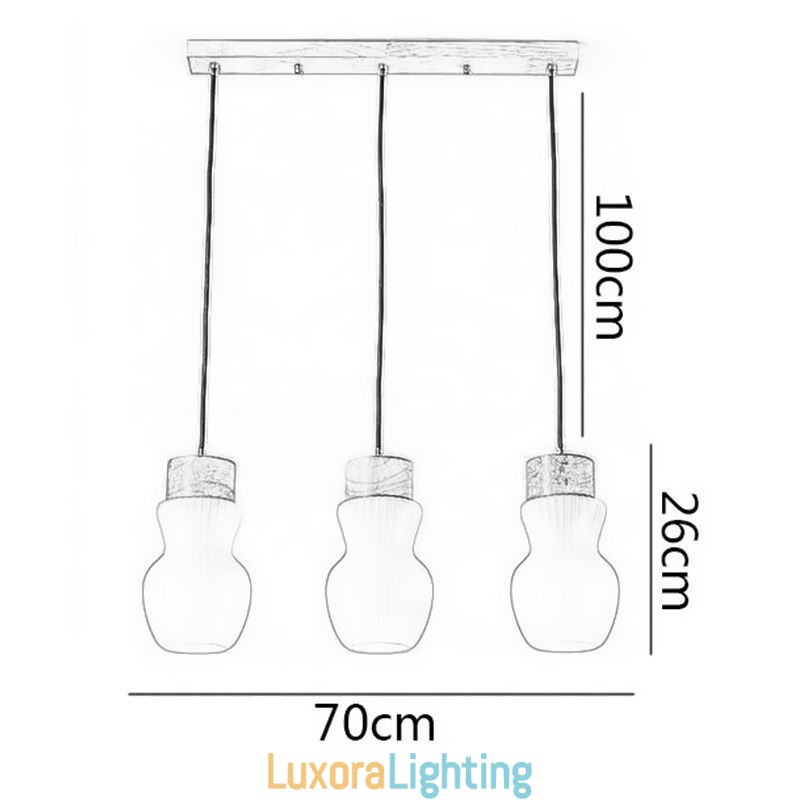 Designer Touch Decorative Japanese Glass Pendant Light Creative Decoration Hanging Light
