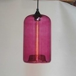 Designer Touch Decorative Bottle Design Pendant 1 Light Minimalist Iron Painting