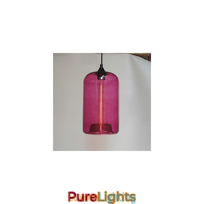 Designer Touch Decorative Bottle Design Pendant 1 Light Minimalist Iron Painting