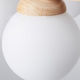 Designer Touch Decorative Japanese Wood Chandelier Molecule Pendant Light