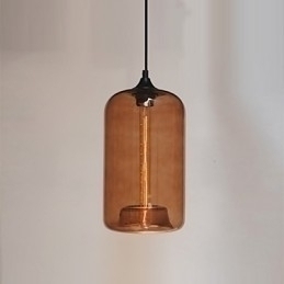 Designer Touch Decorative Bottle Design Pendant 1 Light Minimalist Iron Painting