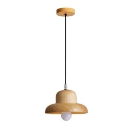 Designer Touch Decorative Japanese Wood Pendant Light Hat Hanging Light